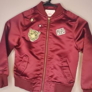Childrens Place Satin Bomber Jacket